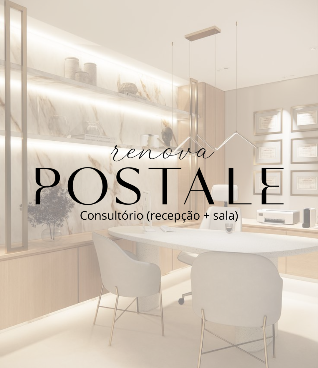 Consultório (recepção + sala)